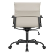 LeisureMod Harris Leather Office Swivel Chair with Iron Frame in Teal