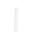Transparent Plastic Dining Chair White Stainless Steel Base in Transparent Black