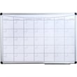 Viztex Magnetic Monthly Planner Dry Erase Board with Aluminium Frame 36 x 24