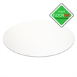 Hometex Clear 8in Polycarbonate Plastic Round Placemats Set of 2
