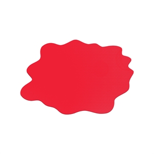 CraftTex Sploshmat Play Mat For Hard Floors Red  40&quot x 40&quot (max)