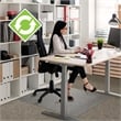 Cleartex Enhanced Polymer Rectangular Chair Mat for Carpets - 36