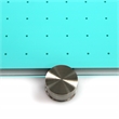 Viztex Glacier Magnetic Glass Dry Erase Board Light Teal 24x 36 inch