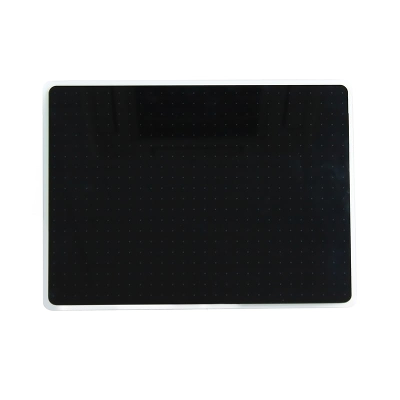 Viztex Glacier Magnetic Glass Dry Erase Board Jet Black 30x40 inch
