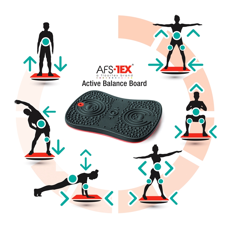 AFS-TEX Active Exercise Wobble Balance Board