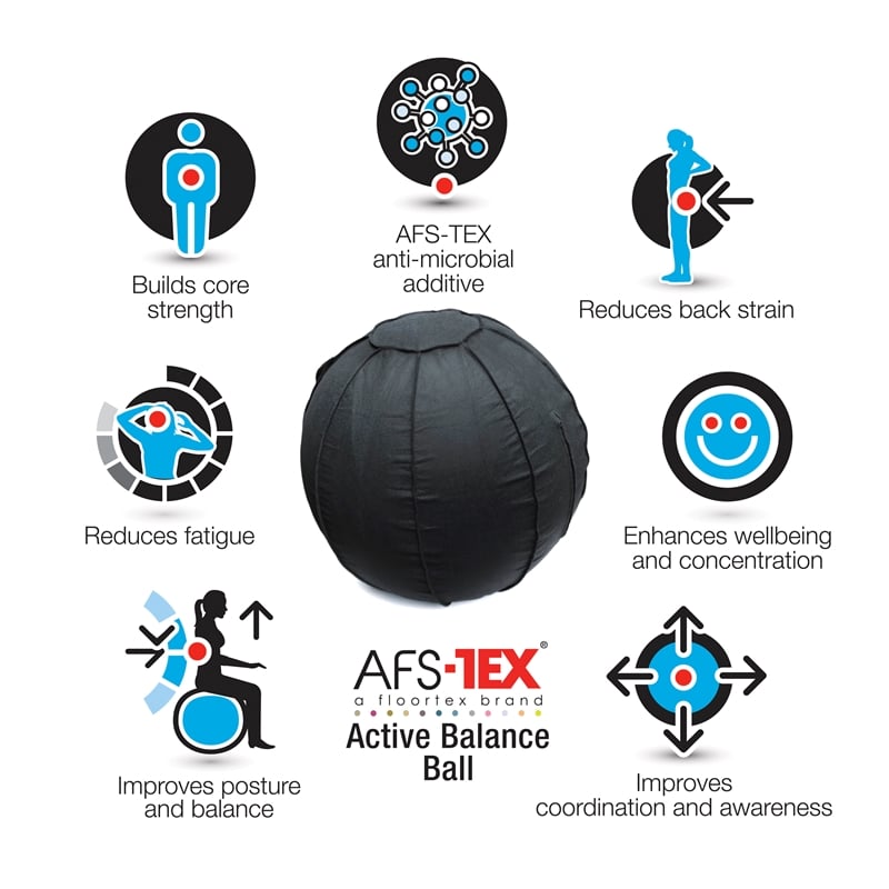 AFS-TEX Active Large Exercise Yoga Balance Ball
