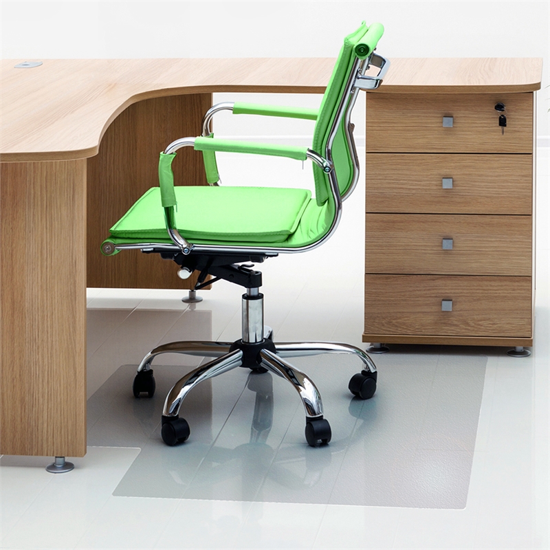 Cleartex Advantagemat Plus APET Chair Mat - Hard Floor Lipped 36 x 48