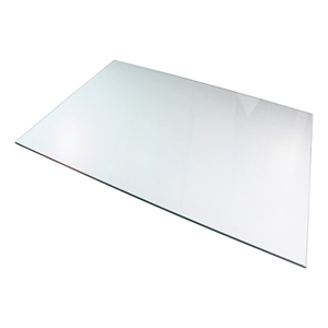 Glaciermat Heavy Duty Glass Chair Mat - HF & Carpets - 36&quot x 42&quot