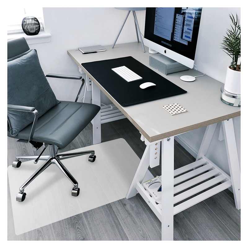 Cleartex Polypropylene Anti-Slip Foldable Chair Mat for Hard Floors - 36