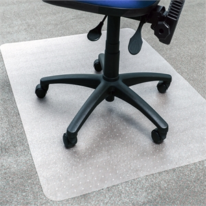 Ecotex BioPVC Chair Mat for Low Pile Carpets up to 1/4&quot Thick - 29&quot x 47&quot