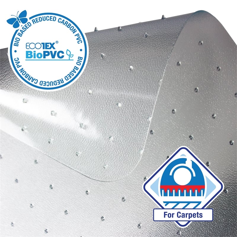 Ecotex BioPVC Chair Mat for Low Pile Carpets up to 1/4