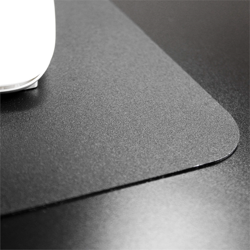 Desktex Black Vinyl Rectangular Desk Pad - 19