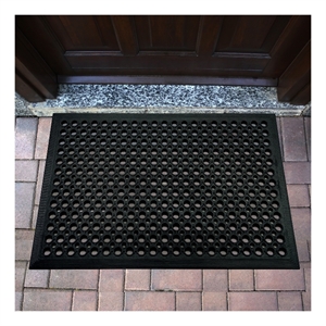 Doortex Open-Top Black Anti-Fatigue Mat - 24&quot x 35&quot