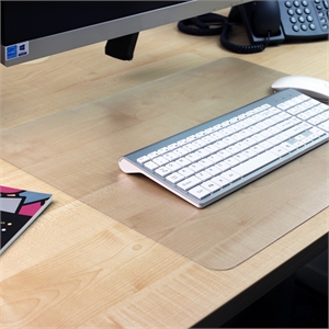Desktex Polycarbonate 17&quot x 22&quot Desk Pad in Clear