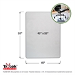 TrYlok Vinyl Rectangular Chair Mat for Low Pile Carpets up to 1/4