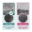 TrYlok Vinyl Rectangular Chair Mat for Low Pile Carpets up to 1/4