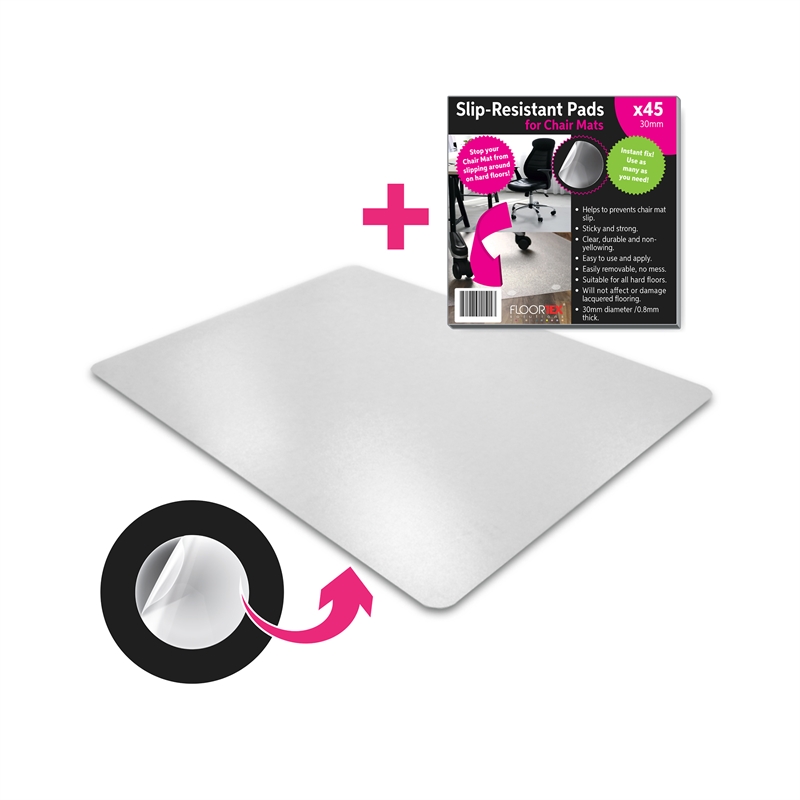 Evolutionmat Anti-Slip Chair Mat for Hard Floors and Carpets - 48