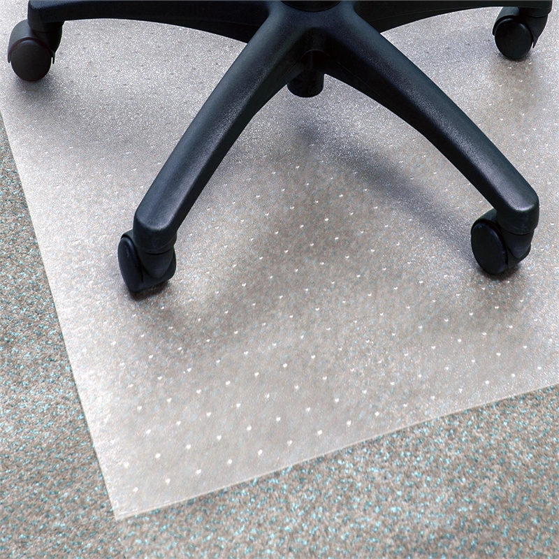 Advantagemat Vinly Rectangular Chair Mat for Carpets up to 1/4