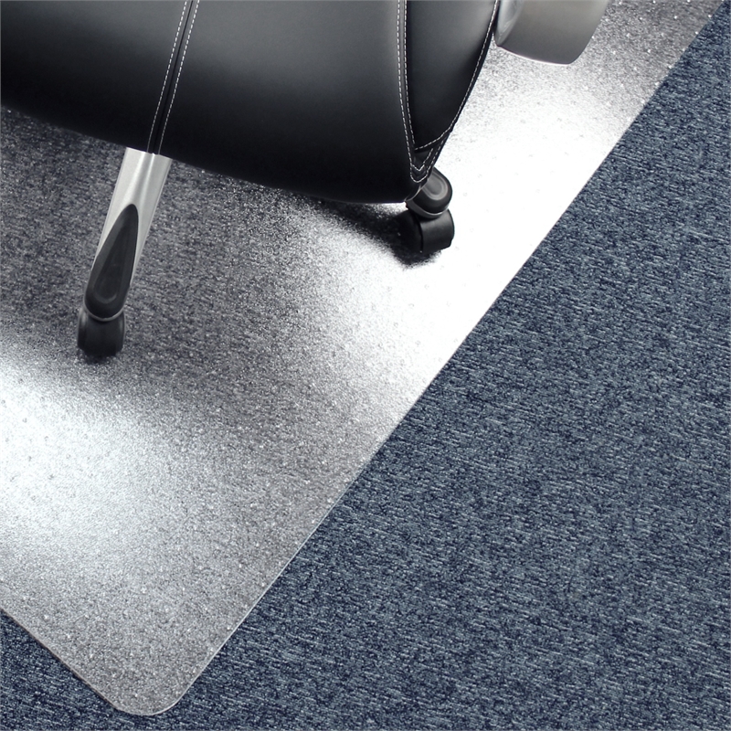 Advantagemat Vinly Rectangular Chair Mat for Carpets up to 3/8