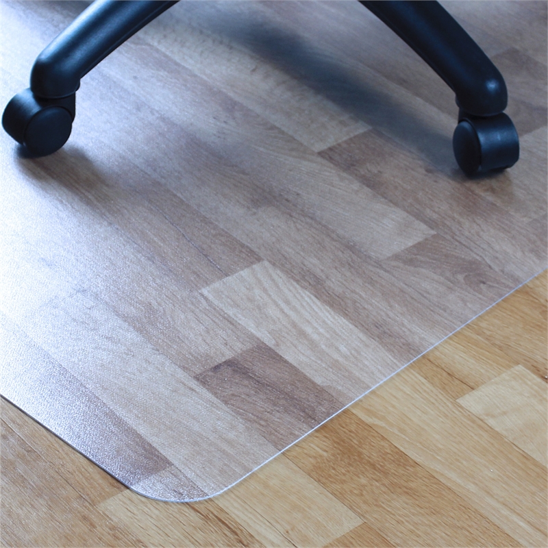 Advantagemat Vinly Lipped Chair Mat for Hard Floor - 45