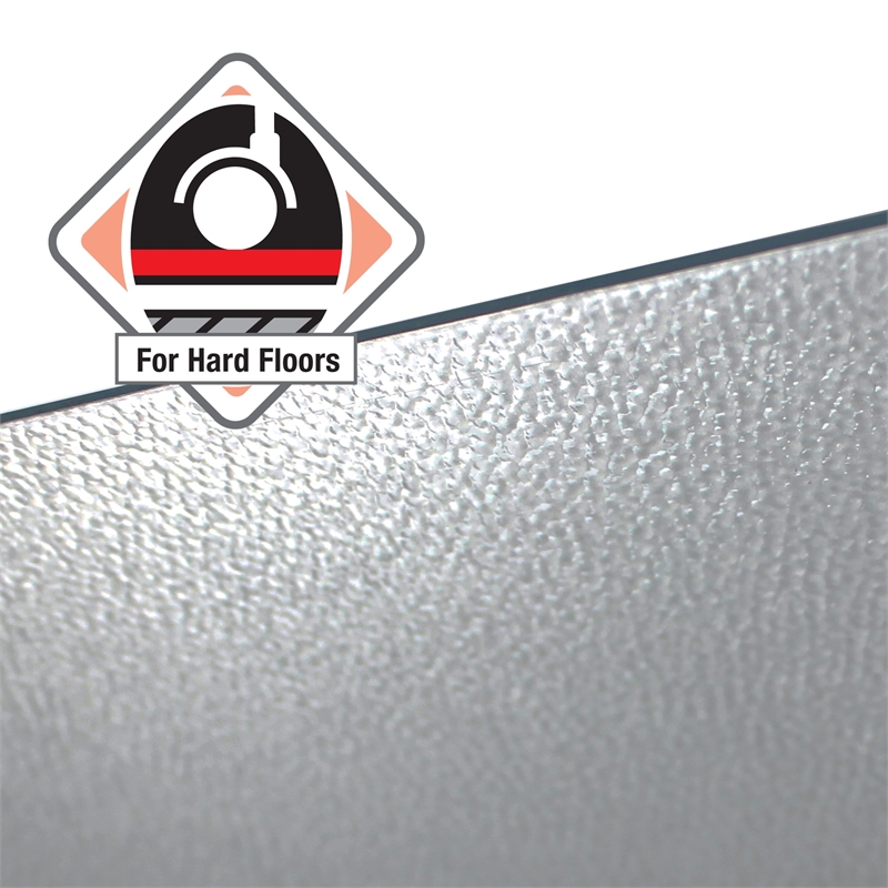 Advantagemat Vinly Rectangular Chair Mat for Hard Floor - 48
