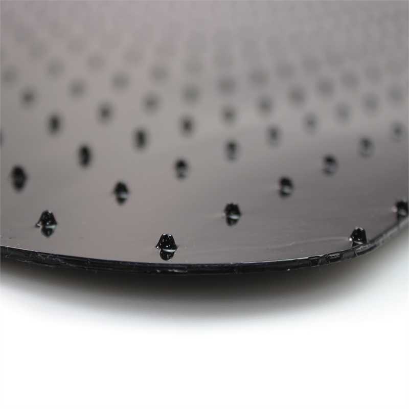 Advantagemat Black Vinly Rectangular Chair Mat for Carpets - 29.5