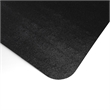 Advantagemat Black Vinly Rectangular Chair Mat for Hard Floor - 48