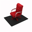 Advantagemat Black Vinly Rectangular Chair Mat for Hard Floor - 48