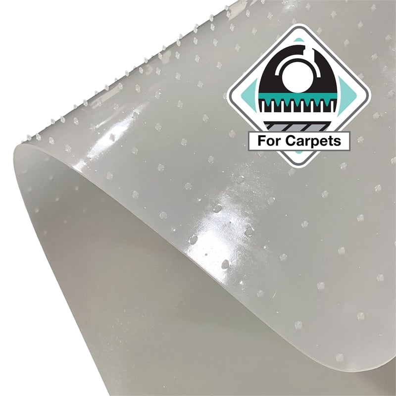 Computer Anti-Static Vinyl Rectangular Chair Mat - 48