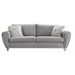 American Eagle Furniture Fabric Sofa in Light Gray