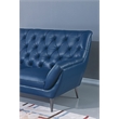 American Eagle Furniture Leather Sofa in Navy Blue