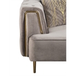 AE-D832 Gray Color  With Soft Velvet Fabric Chair