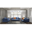 AE-D832 Royal Blue Color with Soft Velvet Fabric Sofa