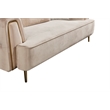 AE-D832 Cream Color with Soft Velvet Fabric Chair
