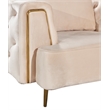 AE-D832 Cream Color with Soft Velvet Fabric Sofa