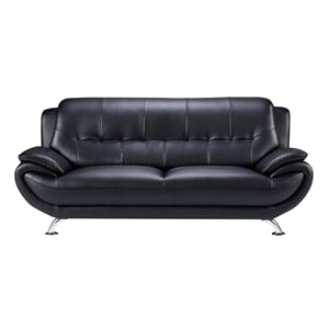 AE208 Black Color With Sofa Faux and Bonded Leather
