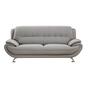 AE208 Gray Color With Sofa Faux and Bonded Leather