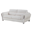 AE690 White Color With Microfiber Leather Sofa