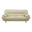 AE709 Cream (Khaki) Sofa with Faux Leather