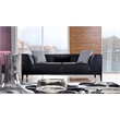 AE-D820 Black Color With Faux Leather Sofa