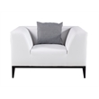 AE-D820 White Color With Faux Leather Chair