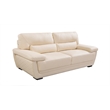 EK019 Cream Color With Italian Leather Sofa