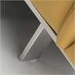EK068 Yellow Color With Italian Leather Loveseat