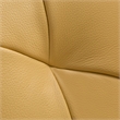 EK068 Yellow Color With Italian Leather Loveseat
