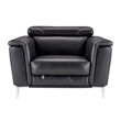 EK071 Black Color With Italian Leather Chair