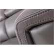 EK071 Dark Gray Color With Italian Leather Loveseat