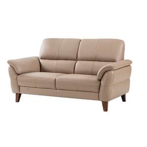EK073 Tan Color With Italian Leather Loveseat