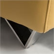 EK078 Yellow Color With Italian Leather Chair