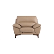 EK080 Tan Color With Italian Leather Chair