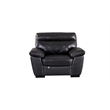 EK081 Black Color With Italian Leather Chair